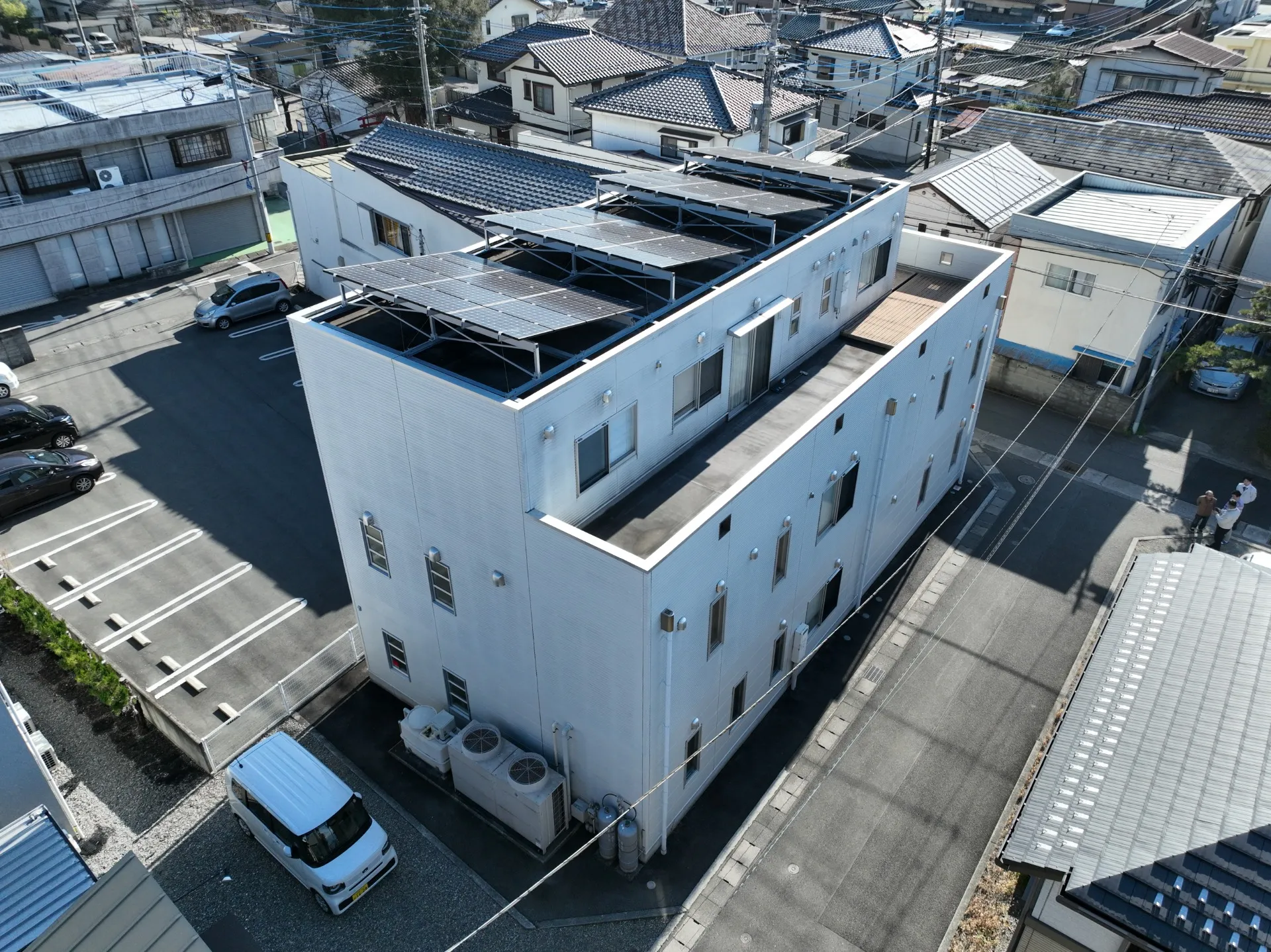 山梨県甲府市O様邸ビルの外壁点検を行いました