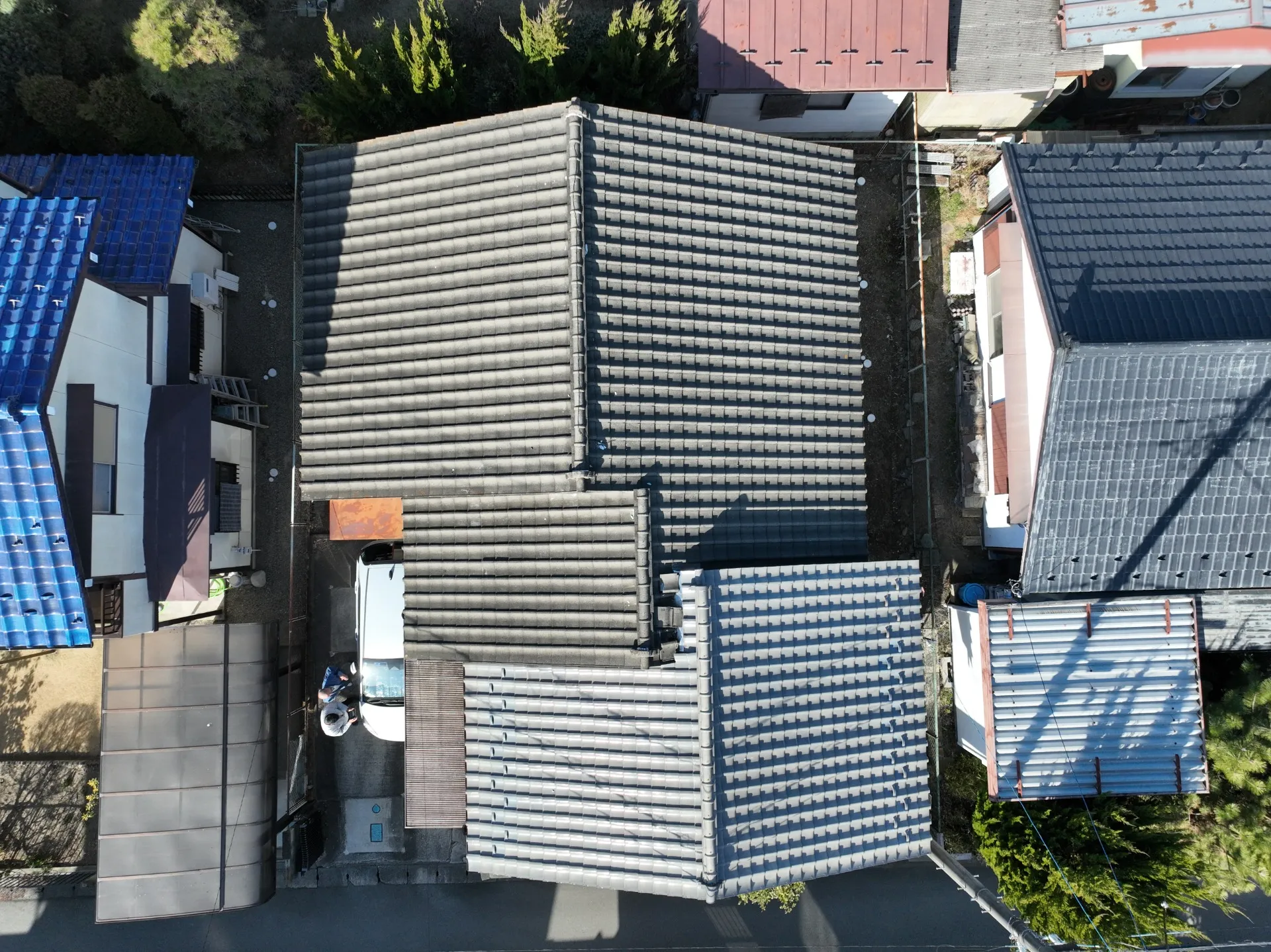 山梨県中央市H様空撮点検を行いました