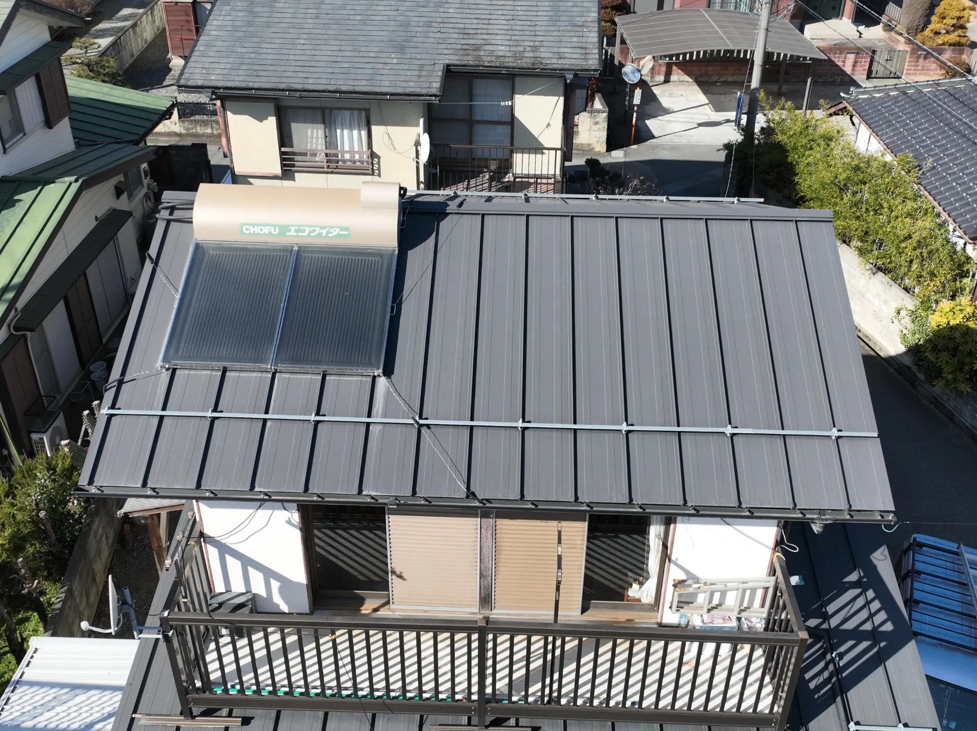 山梨県甲斐市K様空撮点検を行いました