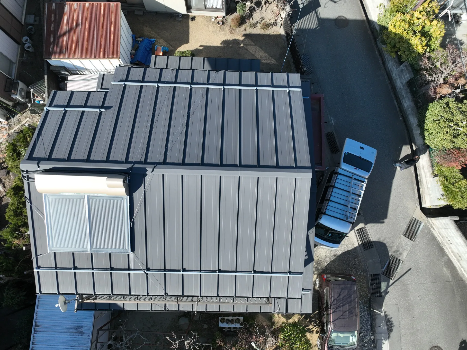 山梨県甲斐市K様空撮点検を行いました