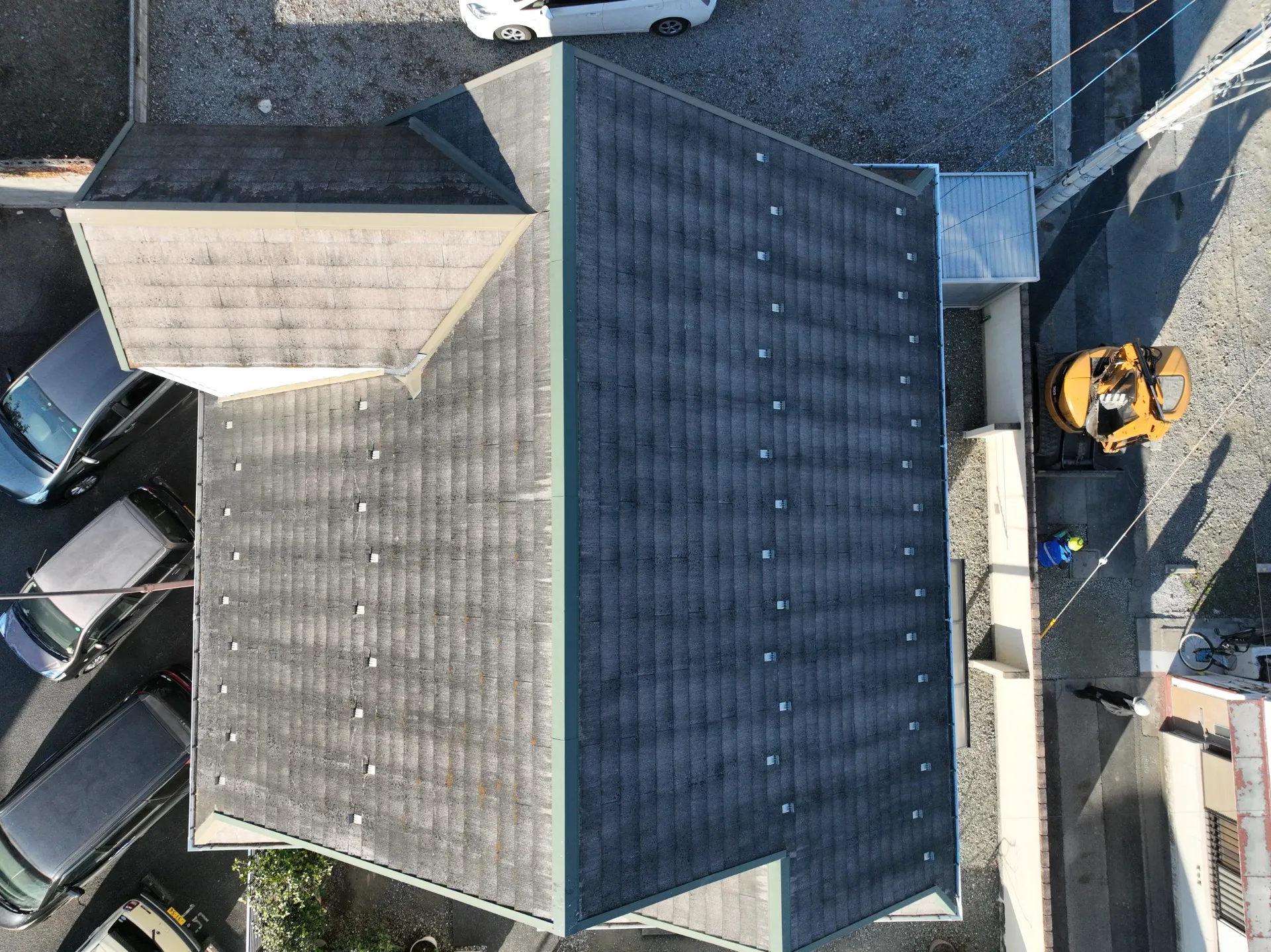 山梨県甲府市O様邸の空撮点検を行いました