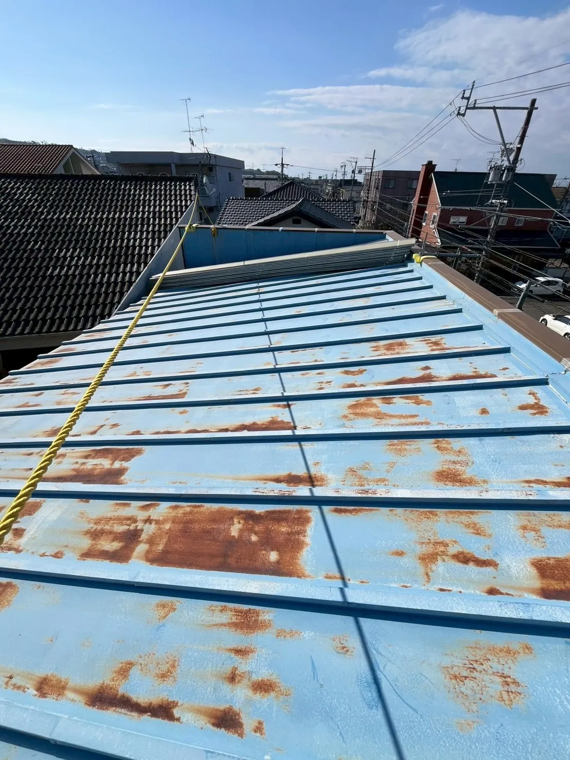 静岡県Y様邸屋根カバー工法施工写真