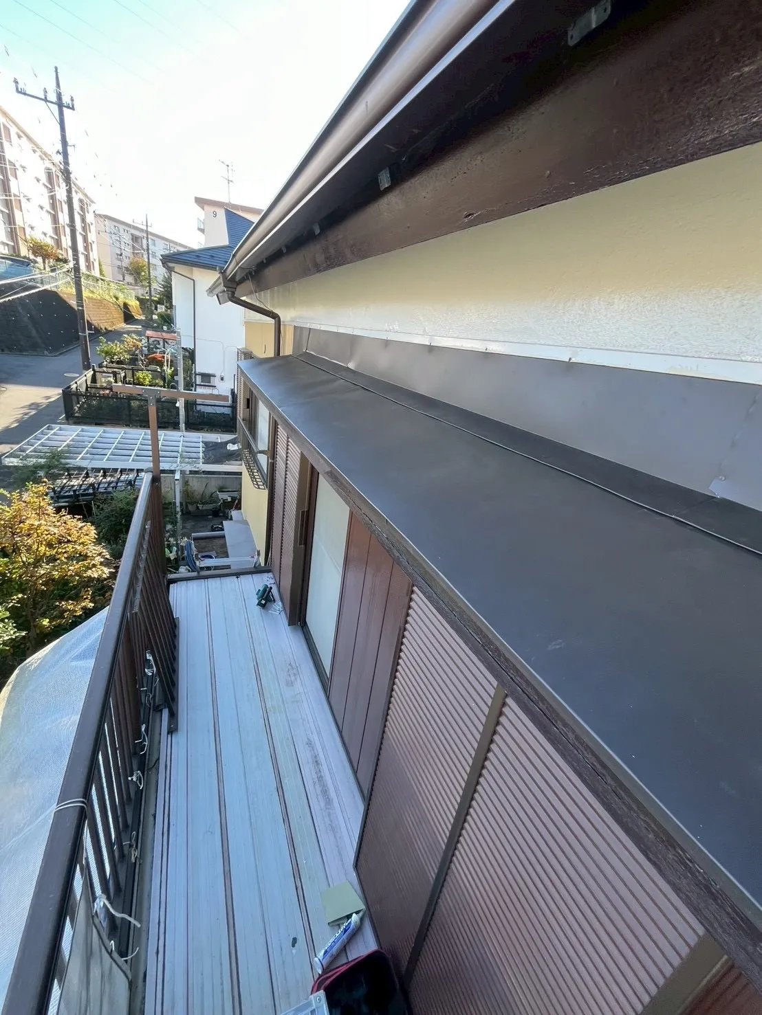 神奈川県川崎市H様庇葺き替え工事
