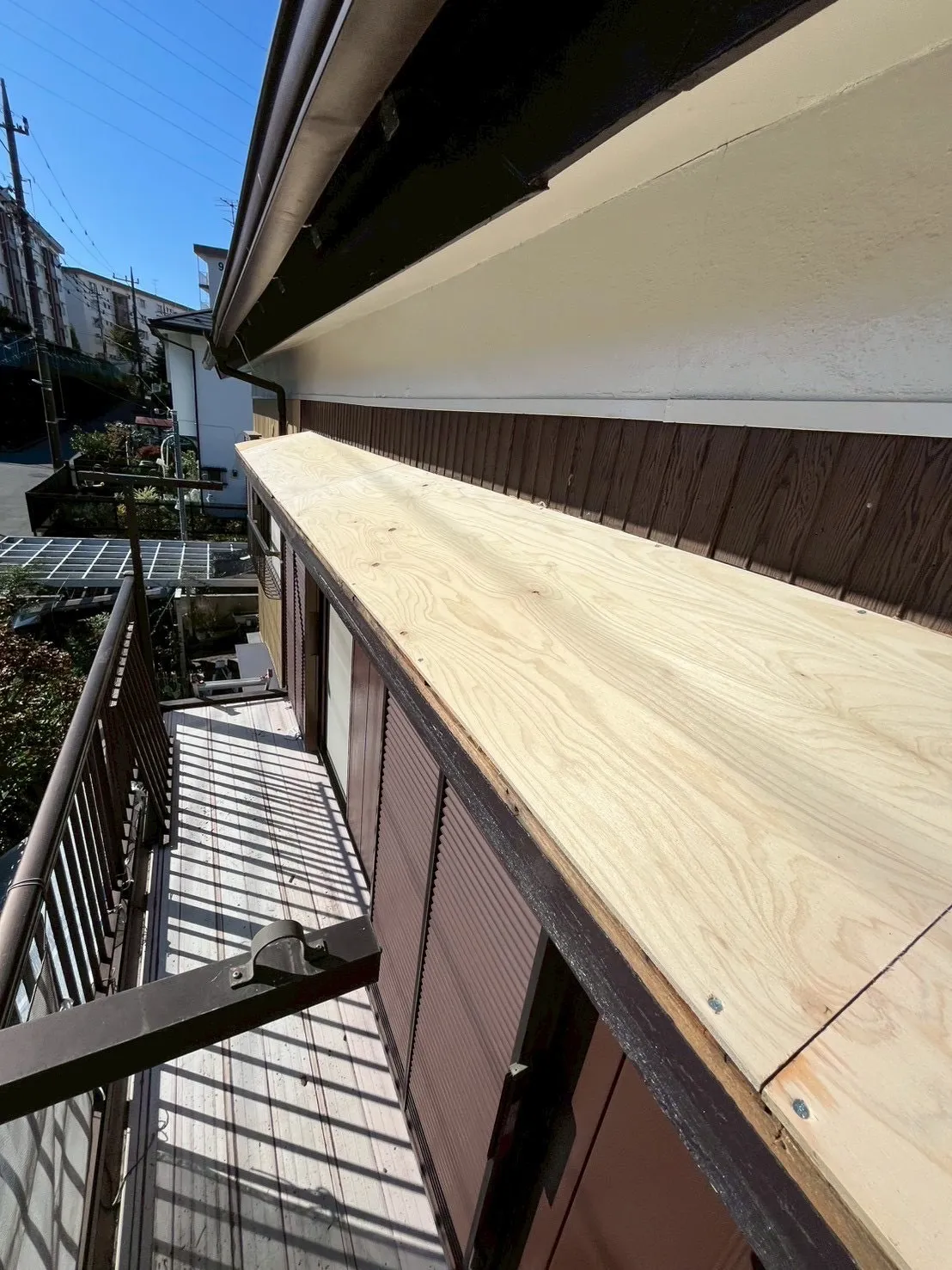 神奈川県川崎市H様庇葺き替え工事
