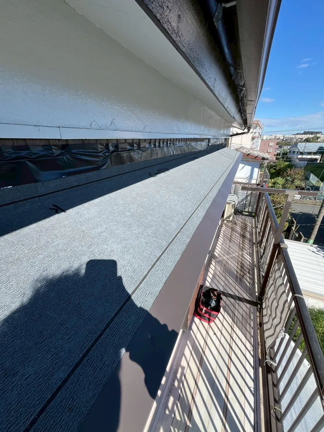 神奈川県川崎市H様庇葺き替え工事